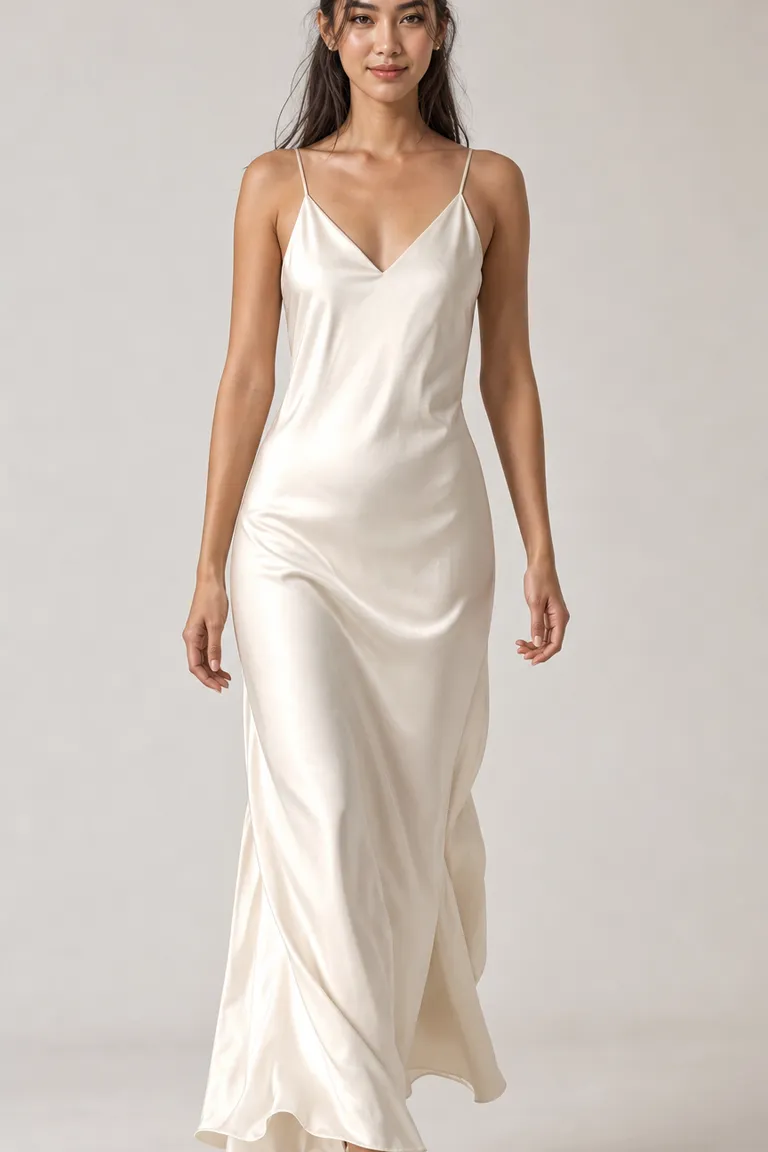 Ivory Silk Slip